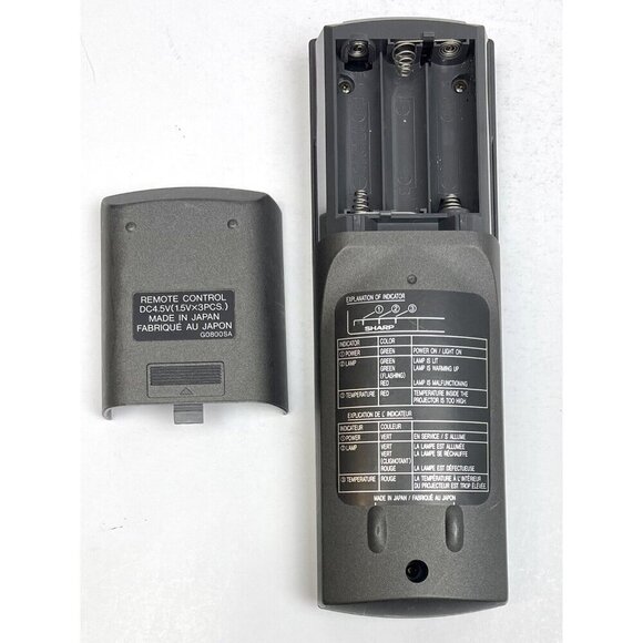 Genuine OEM SHARP SharpVision LCD Projector XG-1500U REMOTE CONTROL G0800SA EUC - Picture 3 of 3